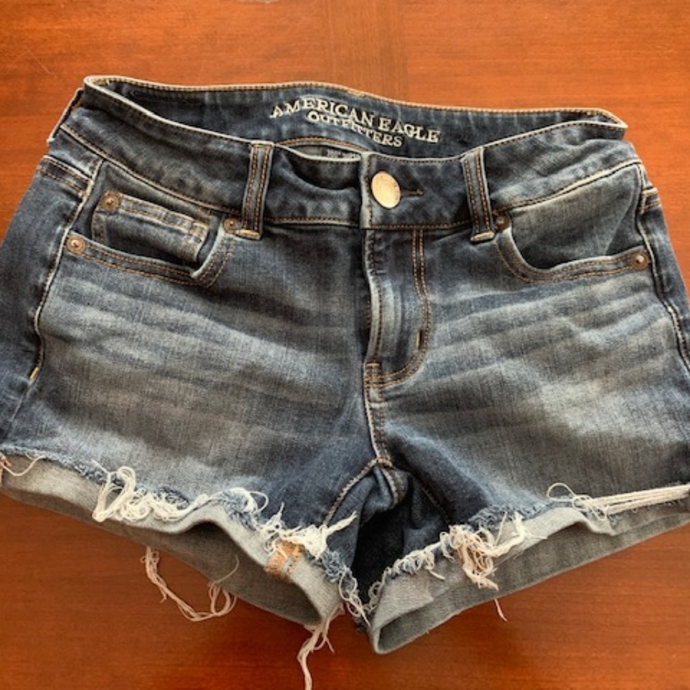 American Eagle Jean Shorts Size 0